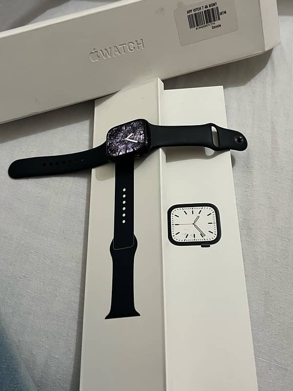 apple series 7 45mm with complete box 1