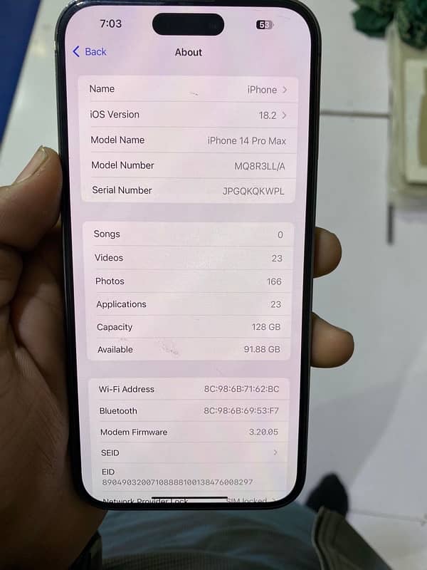 iPhone 14pro max 128gb 2