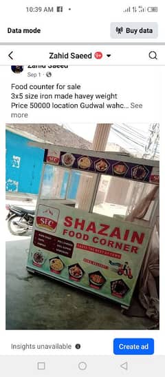 food counter for sale