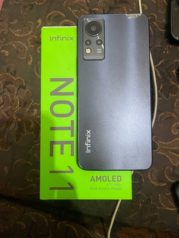 infinix note 11.6/128gb with box cable 2