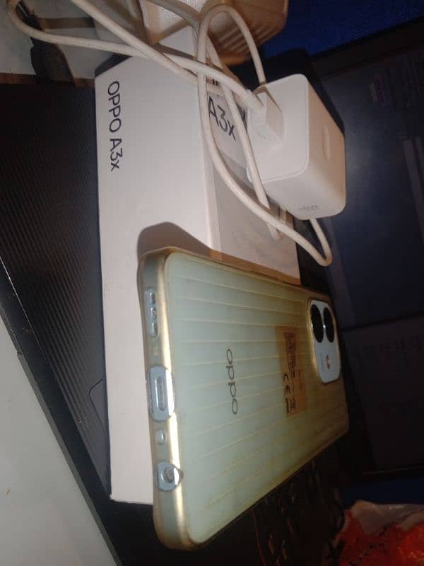 Oppo A3x  good condition with box and charger 4