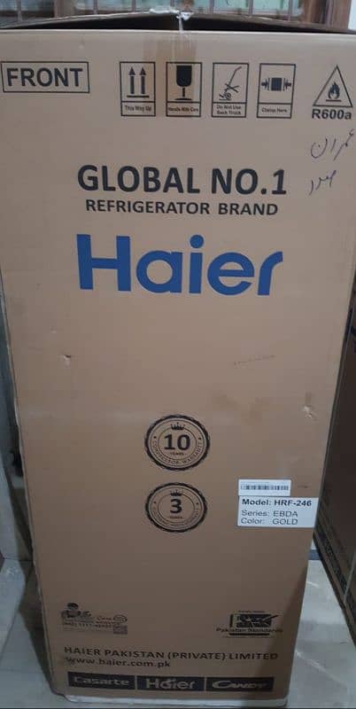 URGENT SELL HAIER REFRIGERATOR NEW SEALED PACK 0