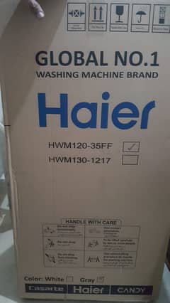 URGENT SELL NEW SEALED PACK HAIER WASHING MACHINE