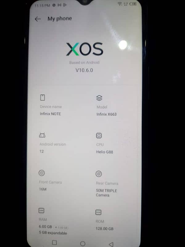 Infinix Note 12 6/128 with charger All ok 0
