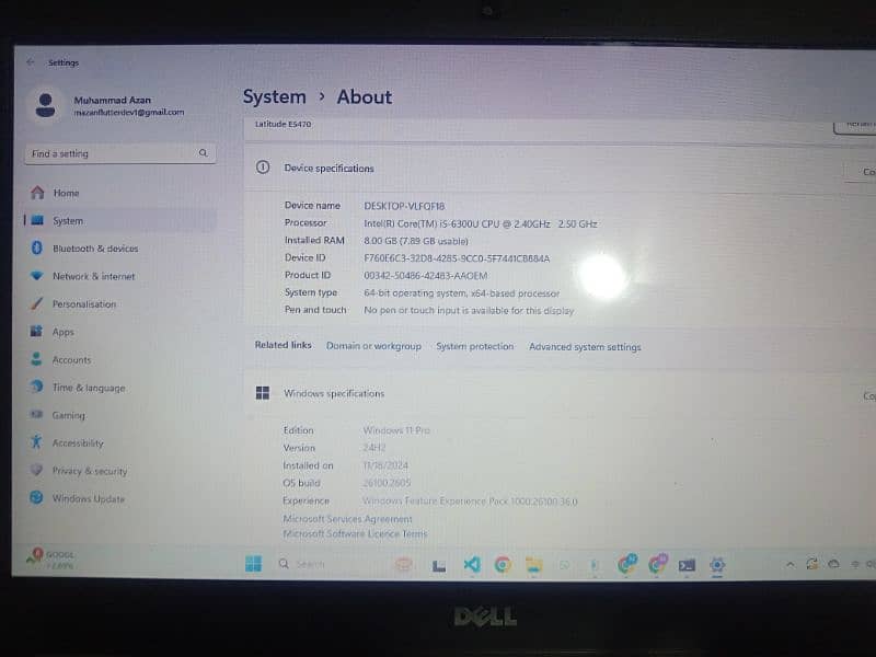 Dell Latitude E5470 Model In Good Condition 1