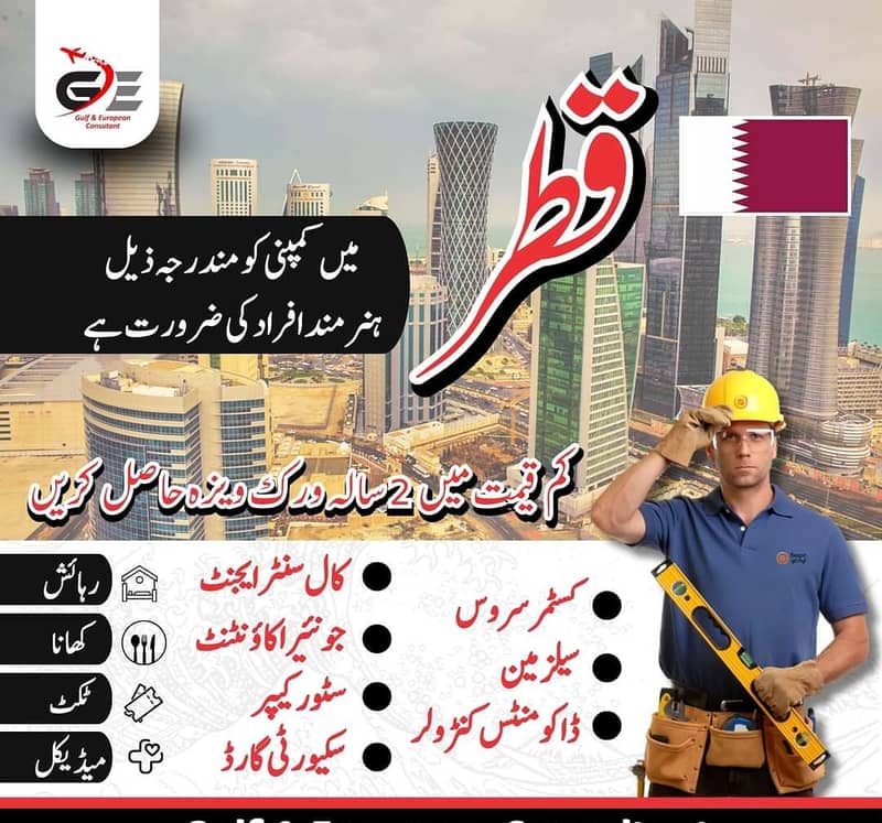 Qatar Visa| Work Permits Jobs Available 0