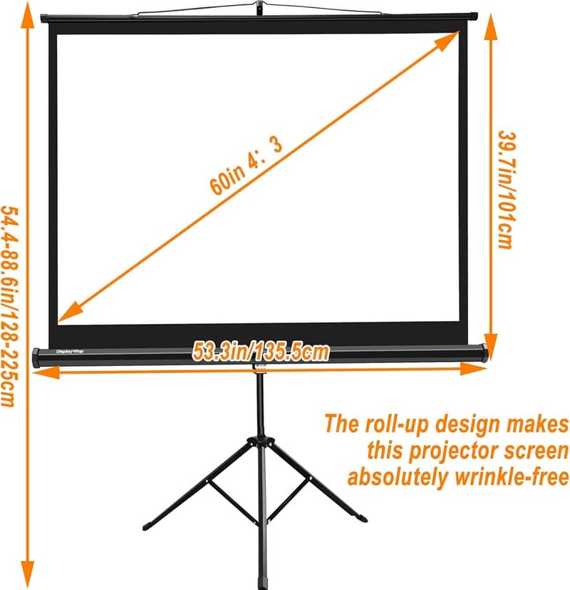 Projector screen 60inch 2