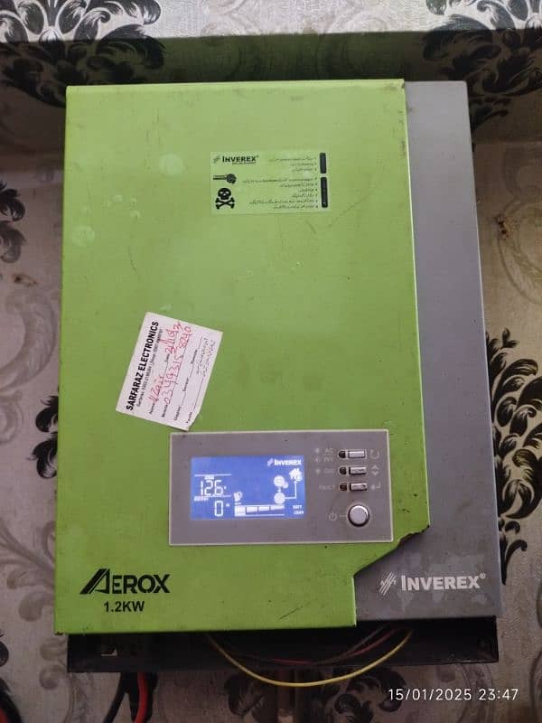 inverex solar ups 1.2 kva pure sine wave 0