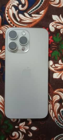 Iphone 15 pro Max with box condition 10 by 10 Contact No 03011811276