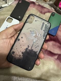 iphone 12 pro and X branded covers