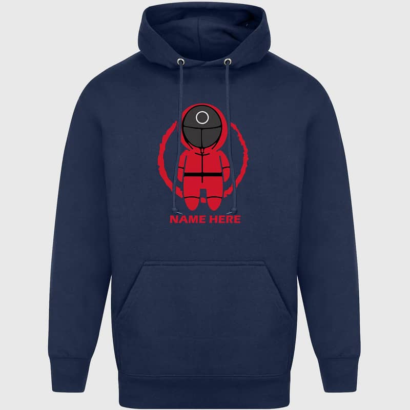 Customized Hoodie for Girls and Boys - Squid Game Design 1