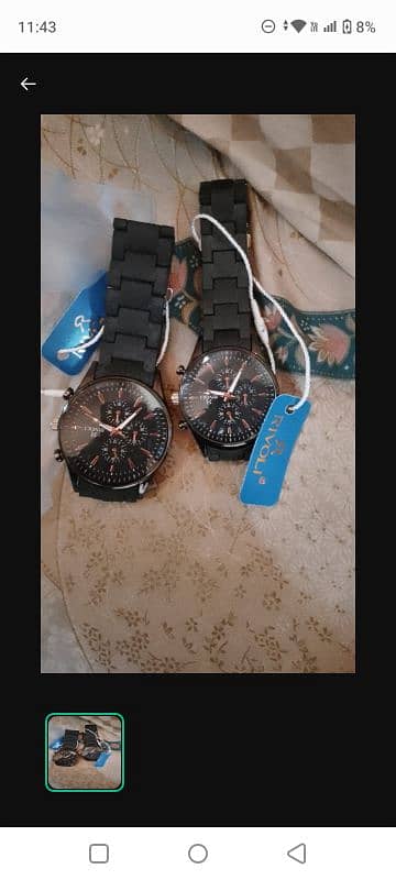 2 Black Chronographic watches 3