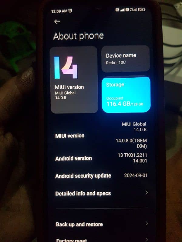 Redmi 10C 128gb urgent Sale 12