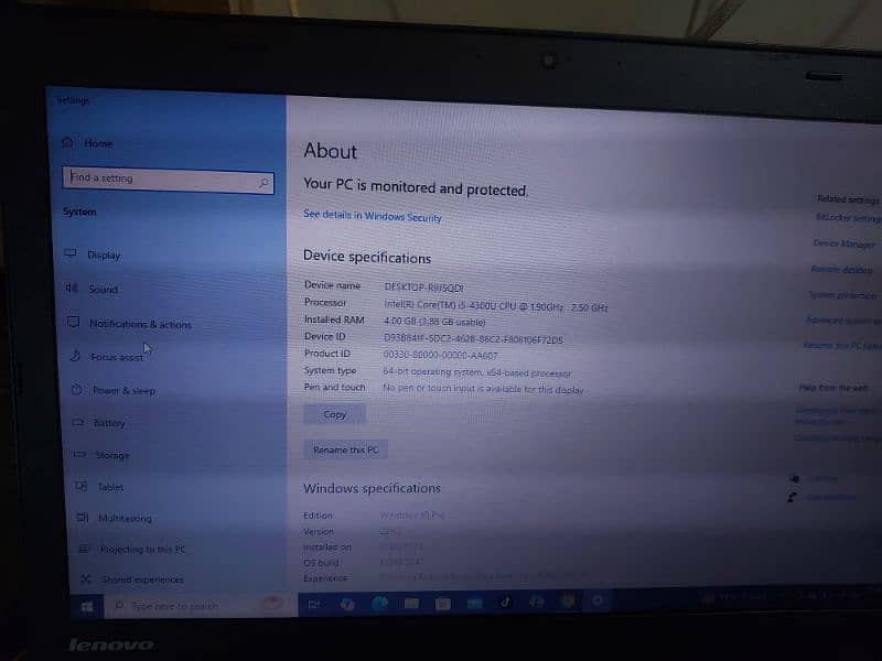 lenovo t440 i5 4th genration 6