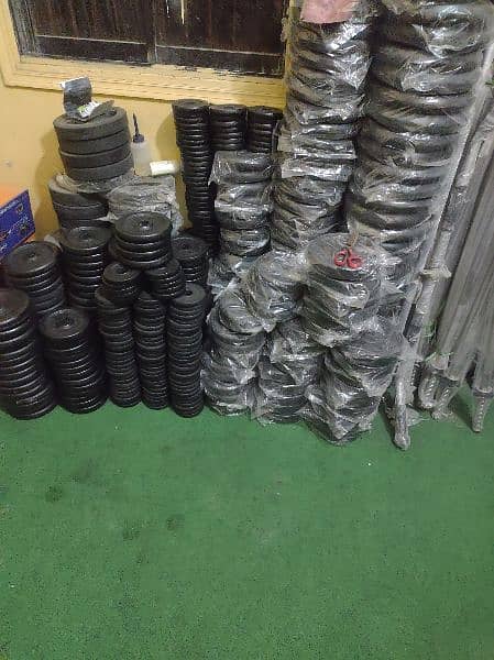 WEIGHT PLATES RUBBER COATED 5