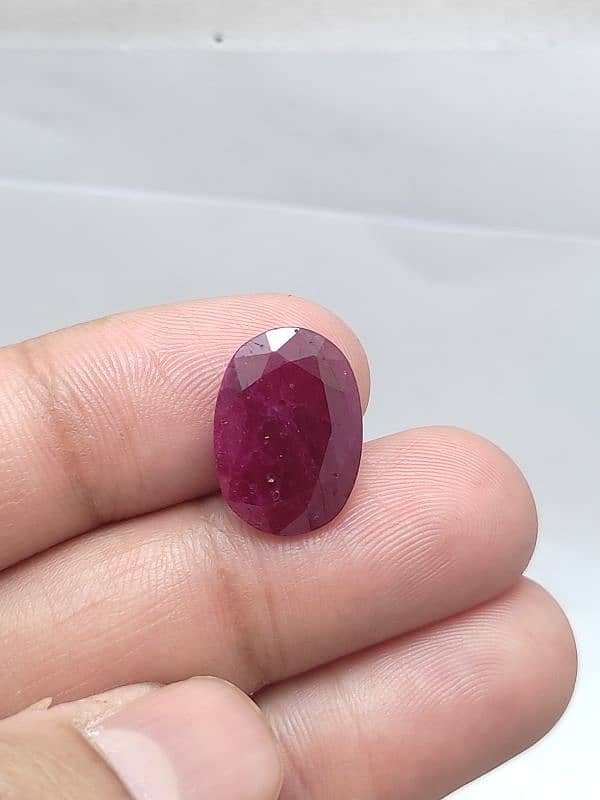 Natural Ruby Stone 7.95 Carat 0