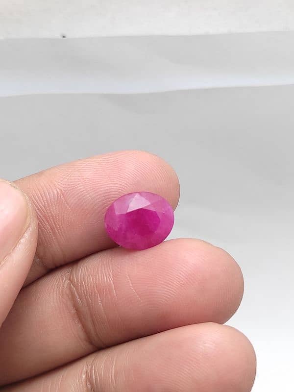 Natural Ruby Stone 7.95 Carat 7