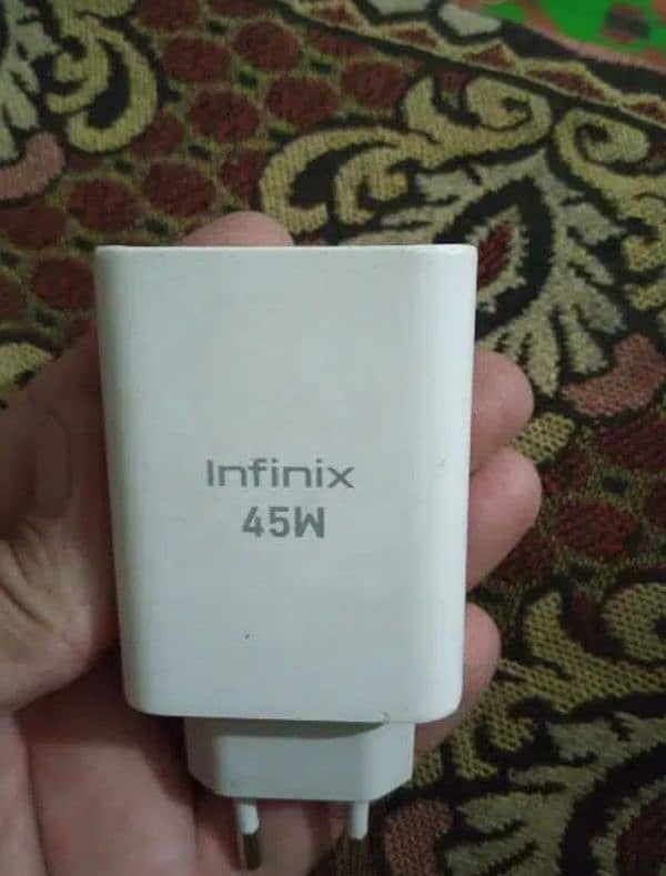 infinix Note. 40+ Note. 30  ka Orgnial 45W Charger 0