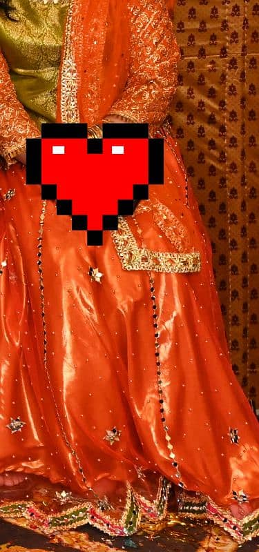 mehandi function lehnga and shirt dress 0