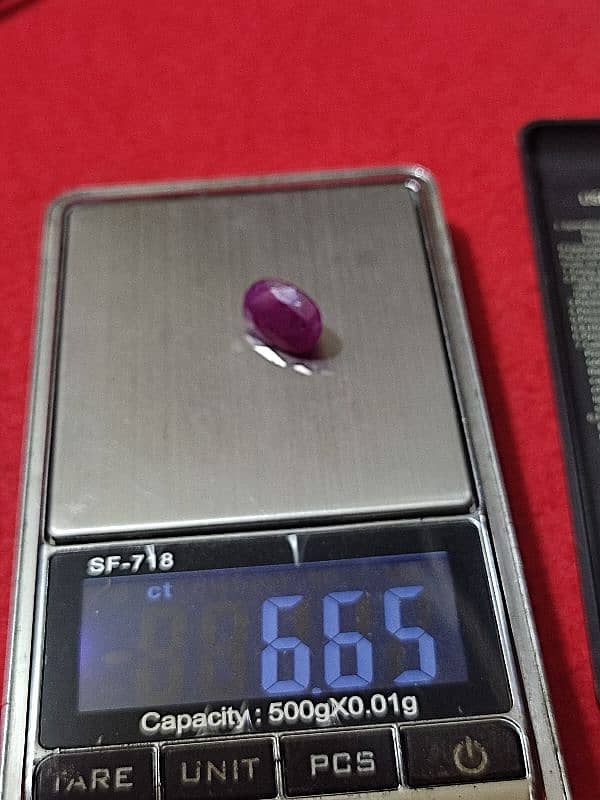 Natural Ruby Yaqot Stone 2