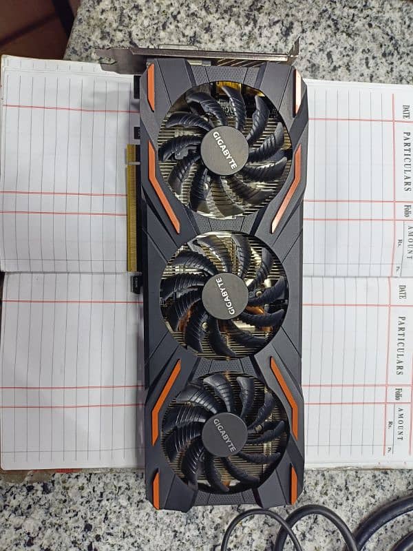 Gigabyte 1080 8Gb Triple Fan 256bit ddr5x Graphic card 0