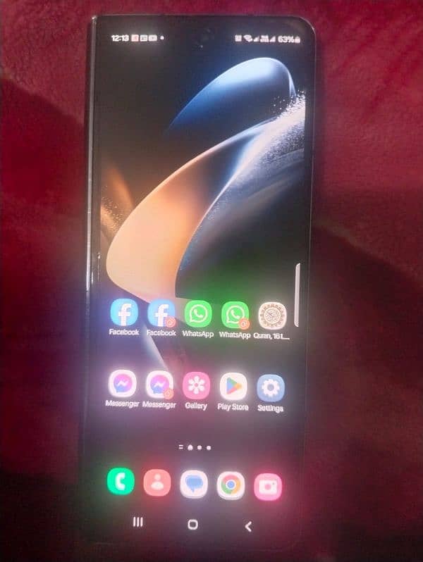 samsung fold 4 inner screen damage official pta aprove golden 512 gb 1