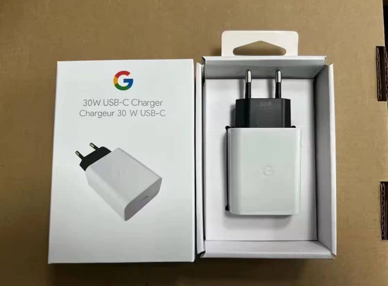 google charger 30W original for pixel 6, 6a, 6 pro, 7, 7 pro, 8, 8 pro 0