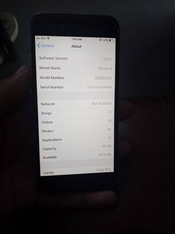 iphone 6s 32 gb 9/10 condition non pta approve hai 6