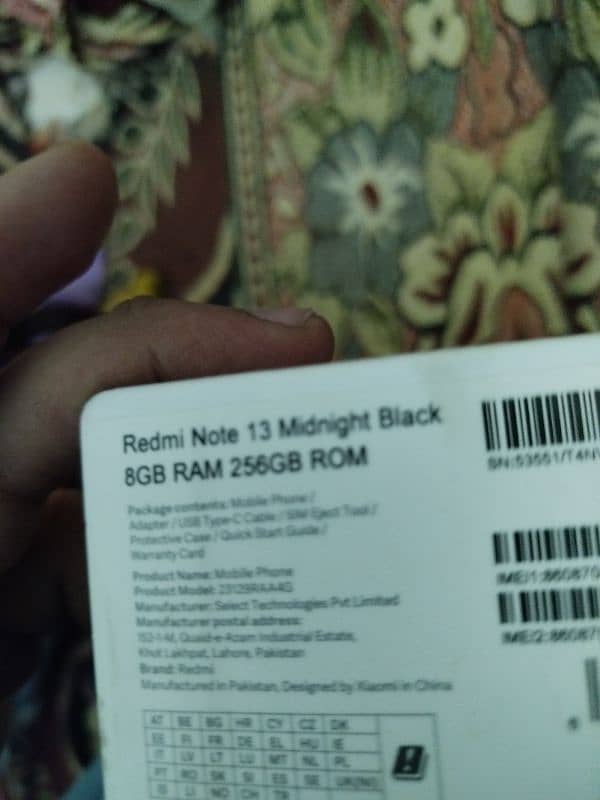 redmi note 13 256gb 8gb 7