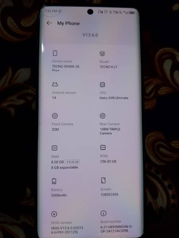 Tecno spark 20 pro plus 4