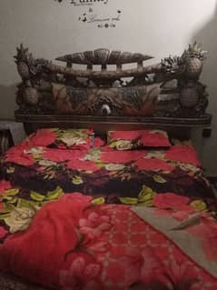 used furniture sell four piece bedroom set with side table