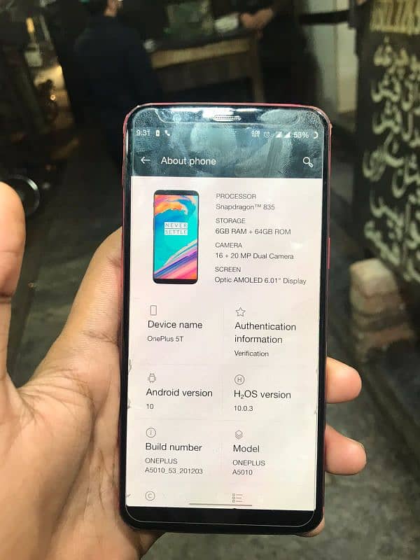 oneplus 5t mobile phone 5