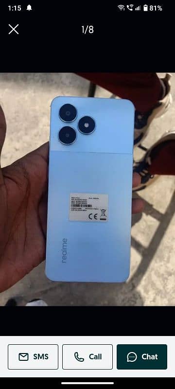 Realme note 50 4+1gb ram 64gb rom with full box 0