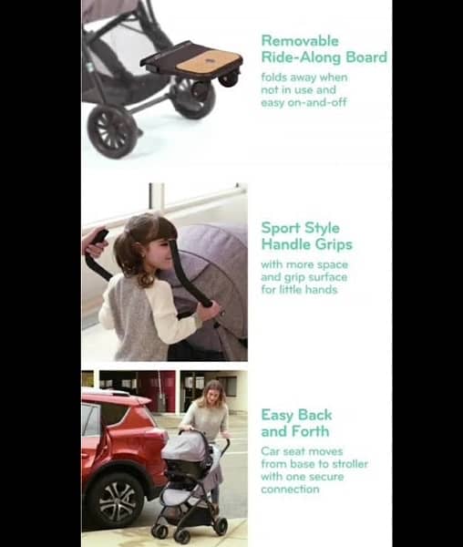 Evenflo stroller 4 piece complete set 3