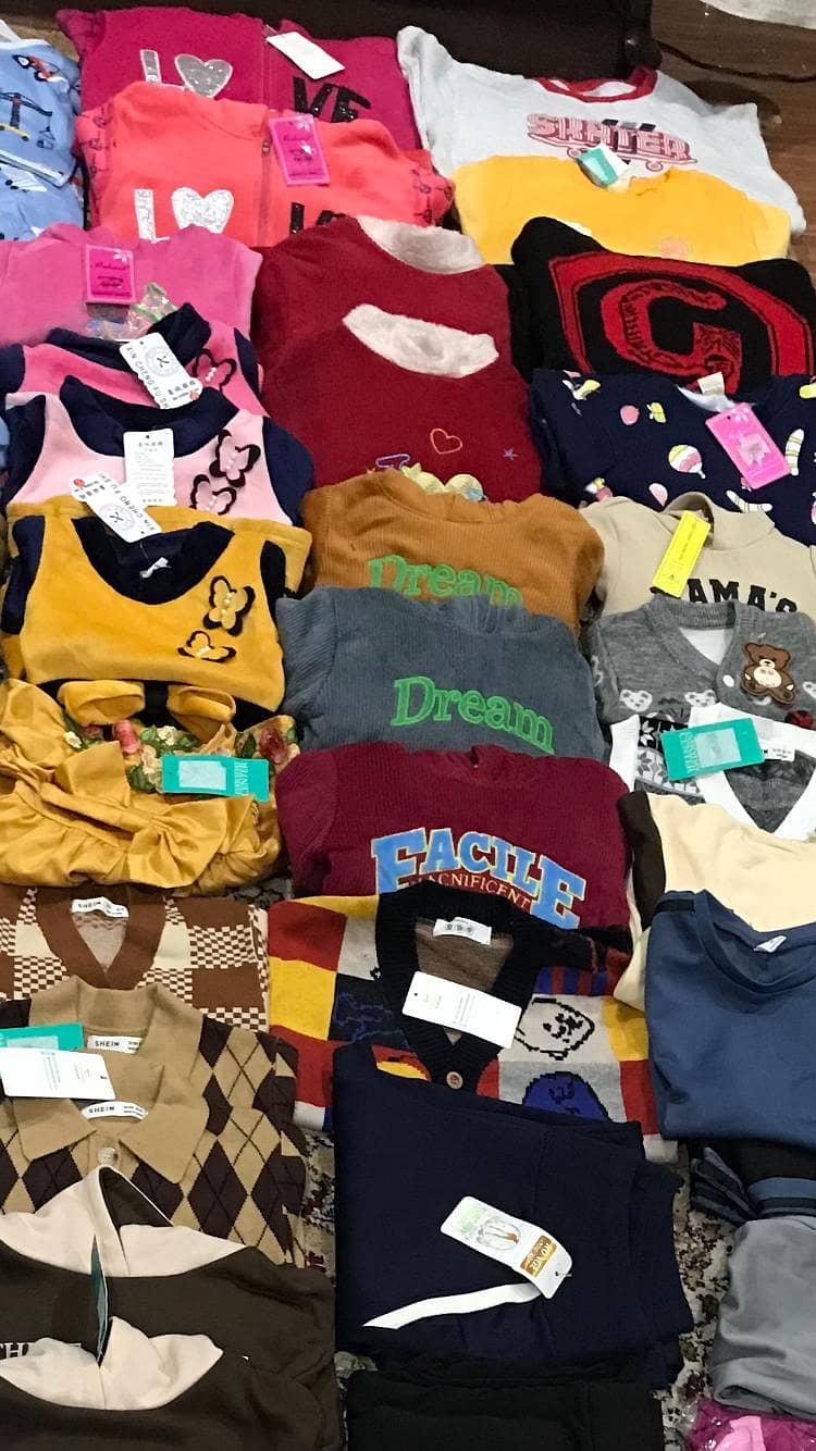 Lot of Dubai imported clothes for kids of different ages 2