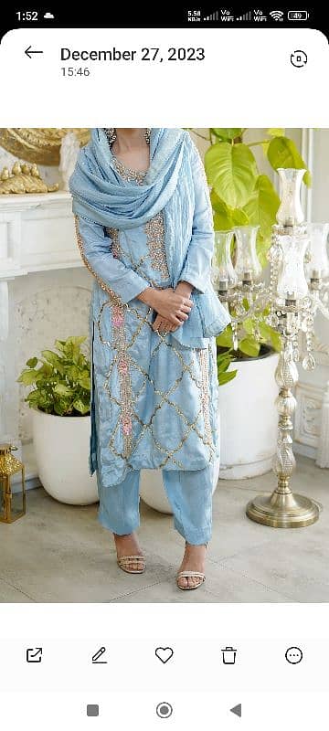 pure tussle silk suit 1