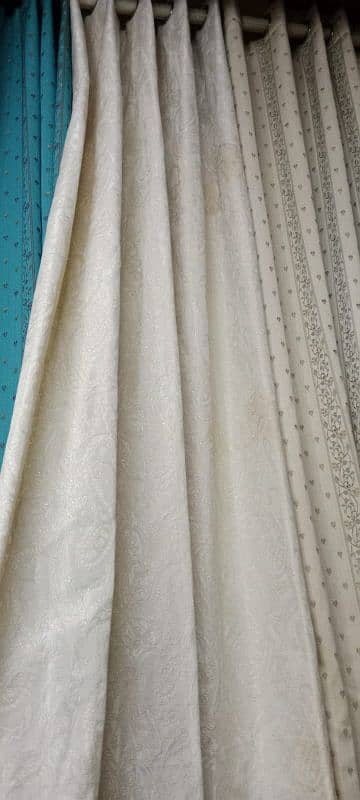 Curtains new design 8tf length 54" widths 7