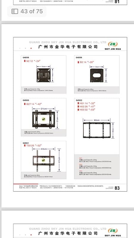 wall mounts ceiling mounts and trolly 15