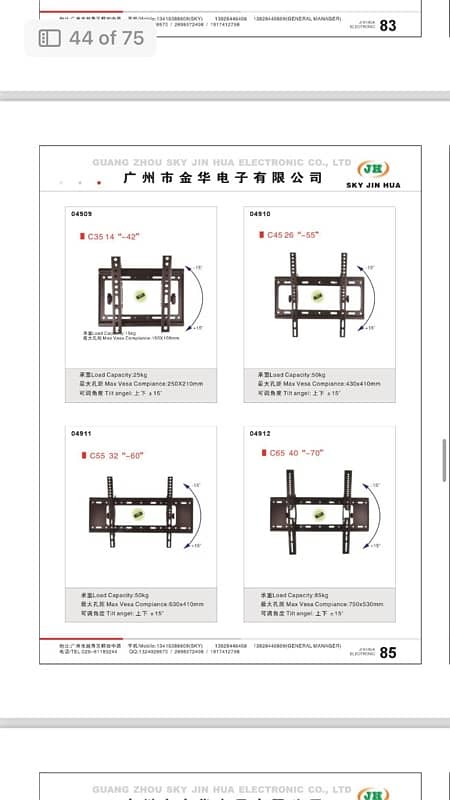 wall mounts ceiling mounts and trolly 16