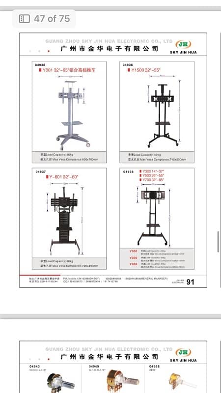 wall mounts ceiling mounts and trolly 19