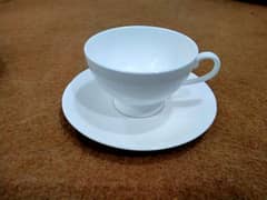 12 PCs Bone China Cup and Saucer Set Heat resistant