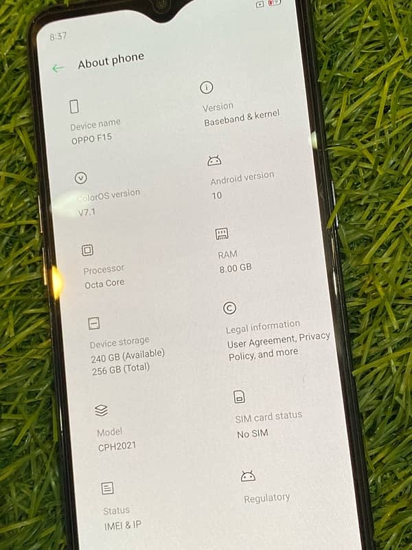 Oppo F15 8/256 5