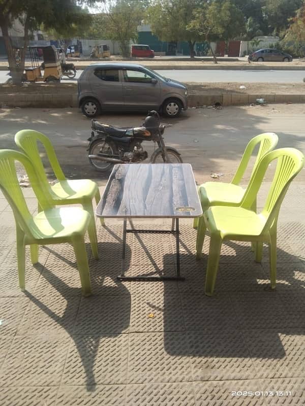 biryani counter tables chair for sell 8