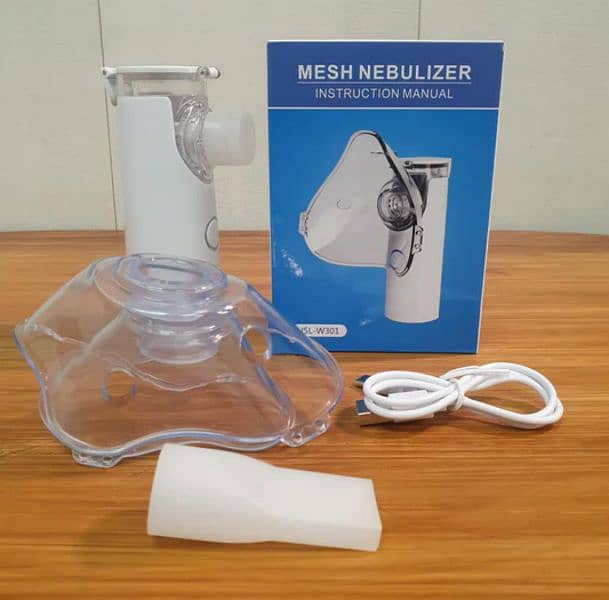 Mini Mesh Nebulizer , Portable Handheld Inhaler for  Treatment . 6