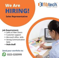 Need sales person and customer support