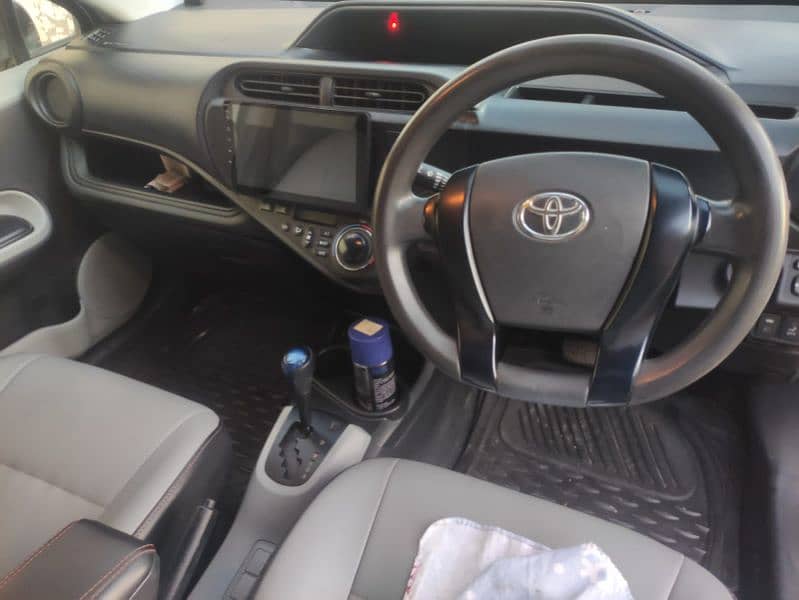 Toyota Aqua 2013 reg 2016 isl no white color 10