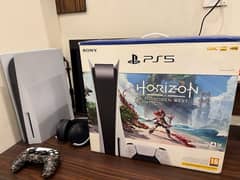 Playstation 5 with Original Box, Controller & 3d pulse headset