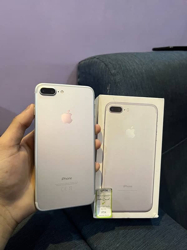 iPhone 7 Plus pta approved with box 10/10 0