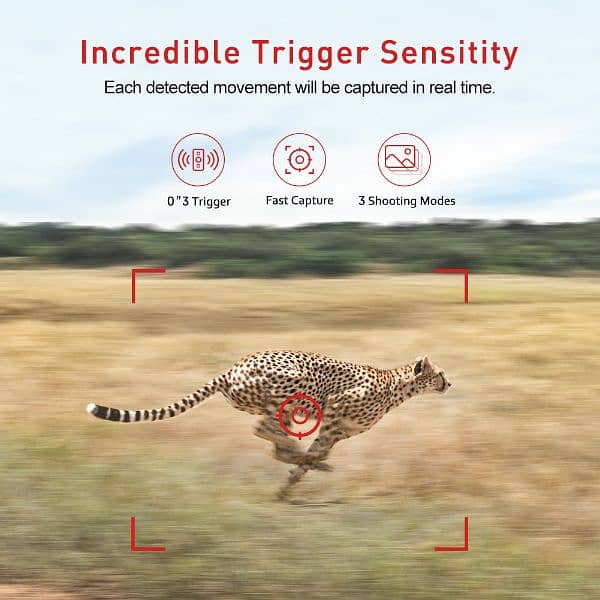 camera Victure Wildlife 20MP 1080P Trail Game Camera Motion Activated 3