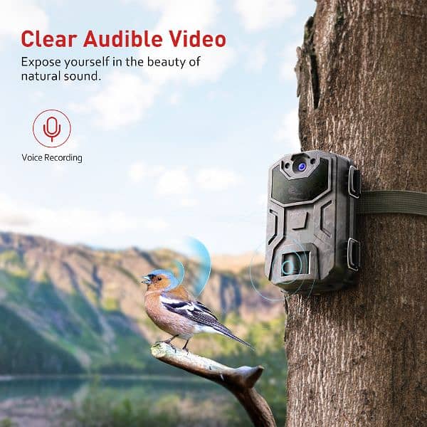 camera Victure Wildlife 20MP 1080P Trail Game Camera Motion Activated 4